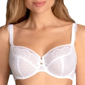 Soutien-gorge avec renforts latéraux Selma blanc de Rosa Faia