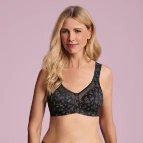 Soutien-gorge pour prothèse mammaire Clara Art Anthracite- Oncovia 